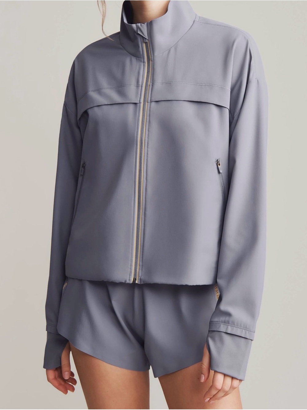 Rhone Breakaway Jacket- grey silver NWT